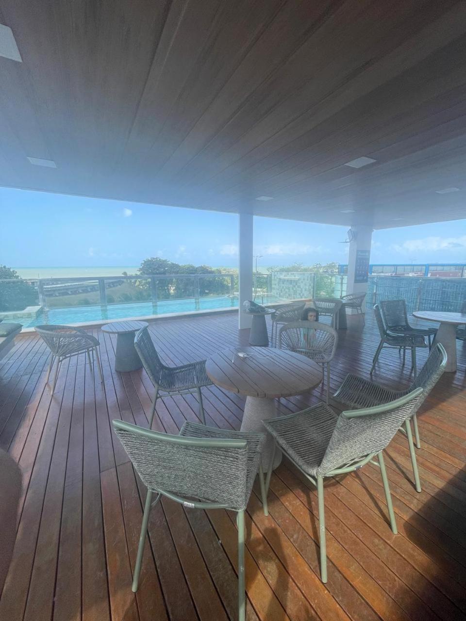 Israel Tambau- Apto Luxuoso- Em Frente Ao Mar Com Varanda Жуан-Песоа Экстерьер фото